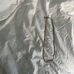 Gold Plated Body Chain And Necklace