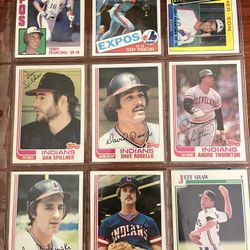 1980’s Indians Players & Manager