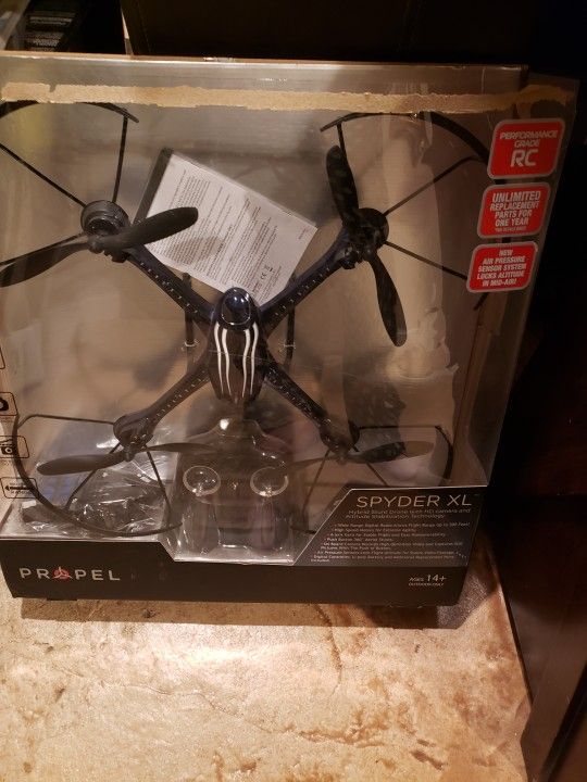 Propel Spyder XL Drone New In Box If the ads up its available for