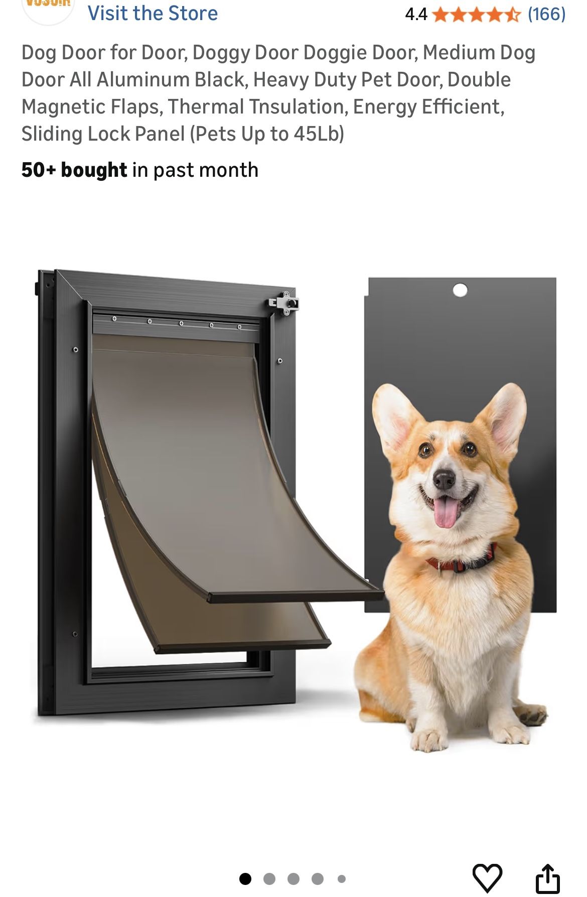 BRAND NEW DOG DOOR FOR ENTRY DOOR