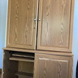 Computer Desk With Shelves