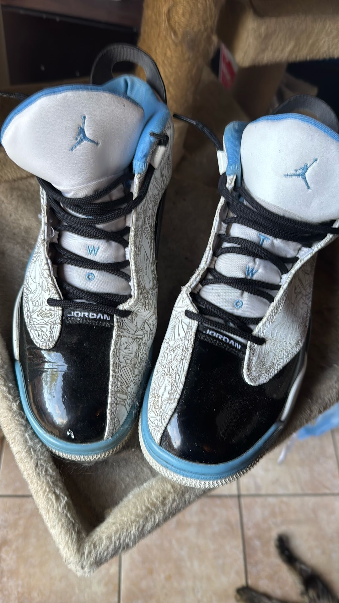 Jordan Dub Zero Legend Blue Size 11