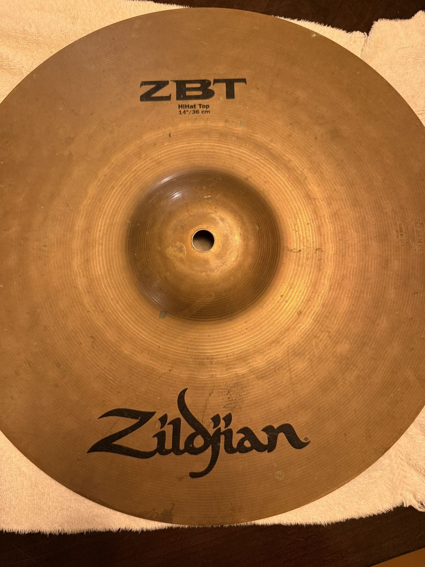 Zildjian ZBT Hi Hat Bottom And Top 14” 36cm