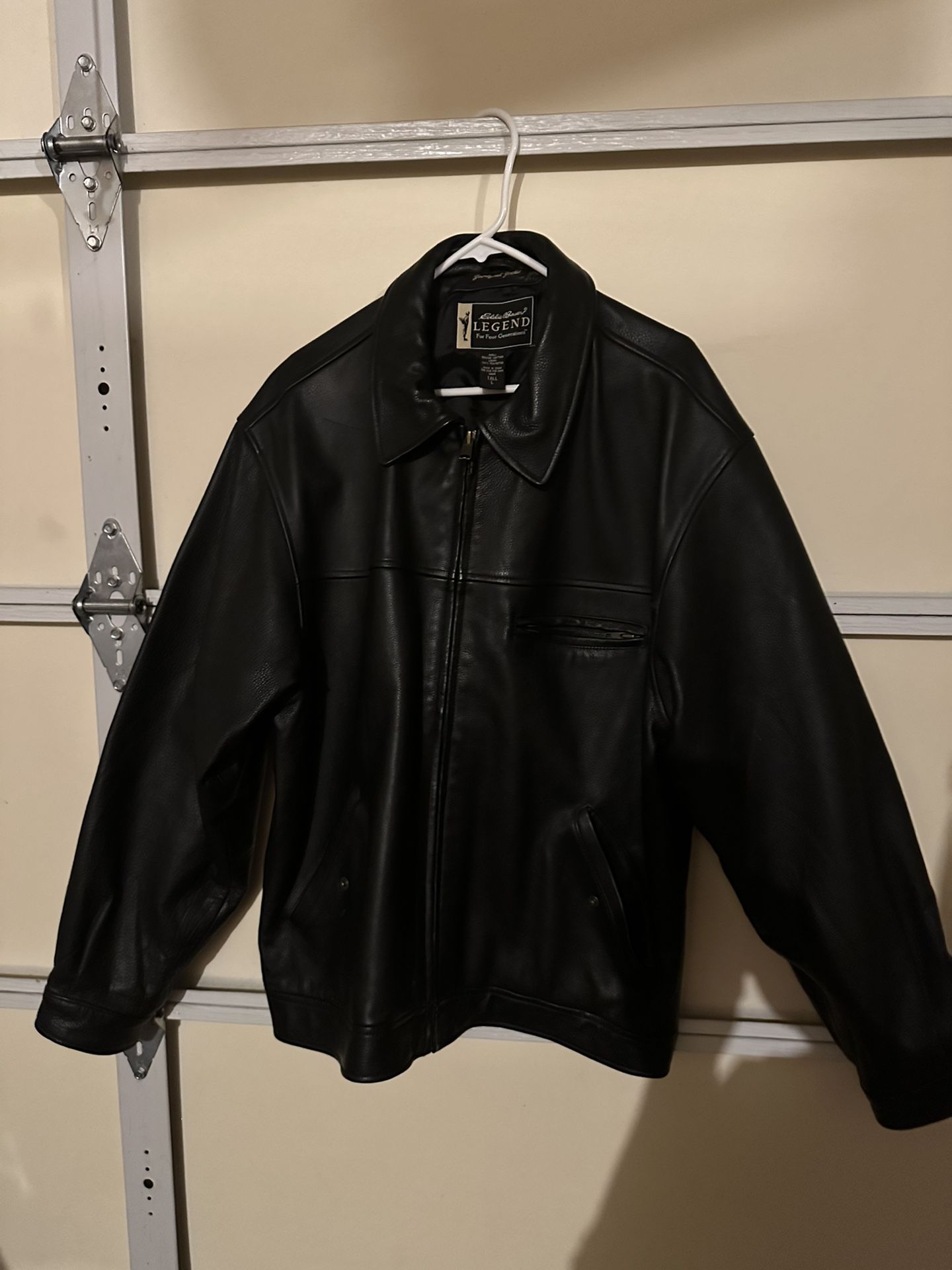 Eddie Bauer Lg Tall Men’s Leather Jacket