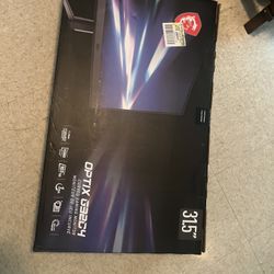 MSI Optix 31.5 Inch 165hz Gaming Monitor