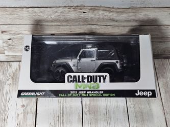 Call of Duty MW3 2012 Jeep Wrangler Special Edition 1:43 Greenlight 3.5" Toy Car