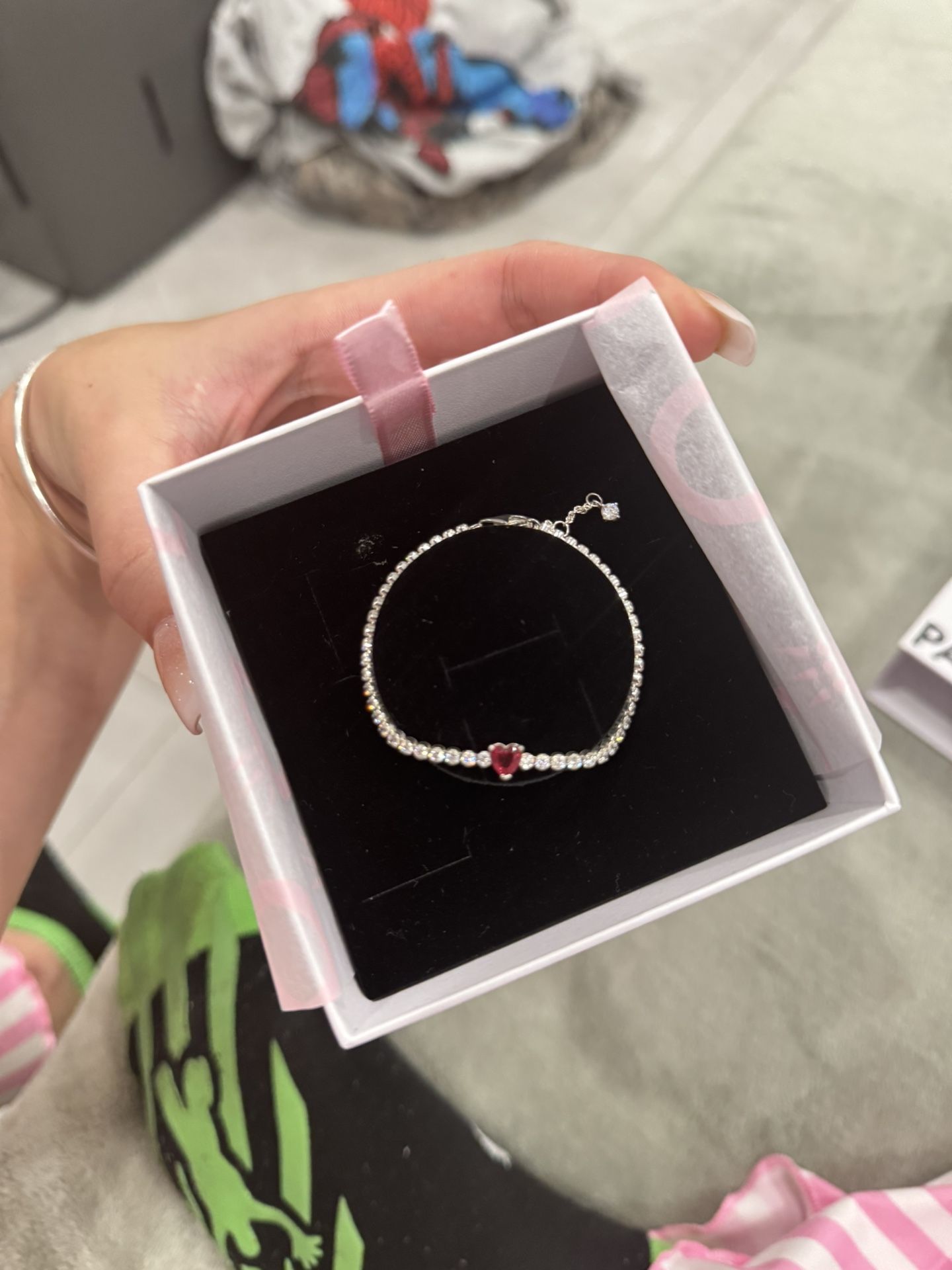 PANDORA heart tennis bracelet