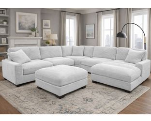 NFM HUGE Sectional Sofa Arizona Stone