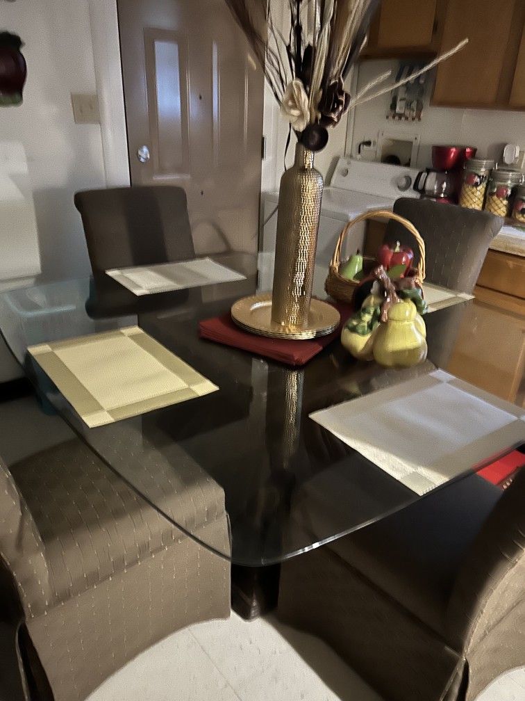 Beautiful Glass Dining Set