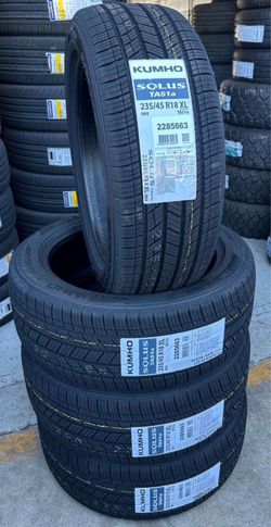 235/45/18 KUMHO TA51a 4 new installed and balanced