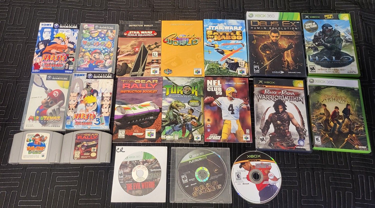 Nintendo & Xbox games