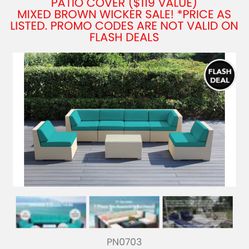 Like New Outdoor/Porch Furniture Set In Blue