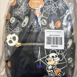 Mickey Skeleton Halloween Mini backpack Her Universe