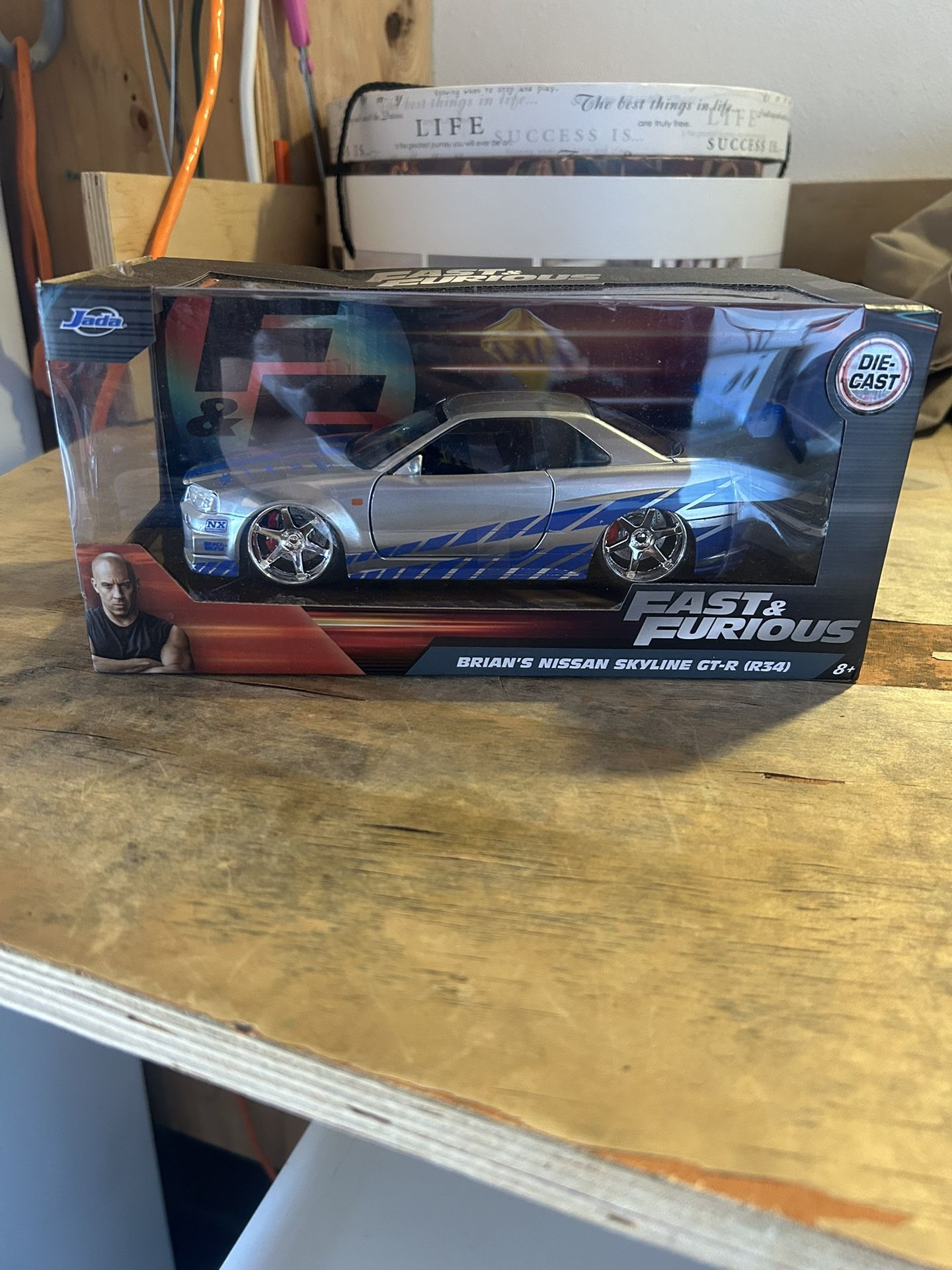 Jada 1/24 Fast & Furious Brian's Nissan Skyline GT-R