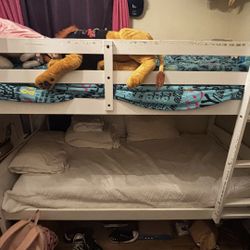 Twin Bunk Bed With 2 Mattresses