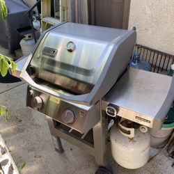 Weber Spirit ll Grill + Cover + Propane Tank - Ready To Use