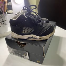 Nike Jordan 5 Retro Black 6c Toddler 