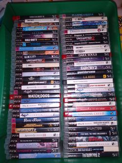 PS3 Games 10$ Each 3 For 25$