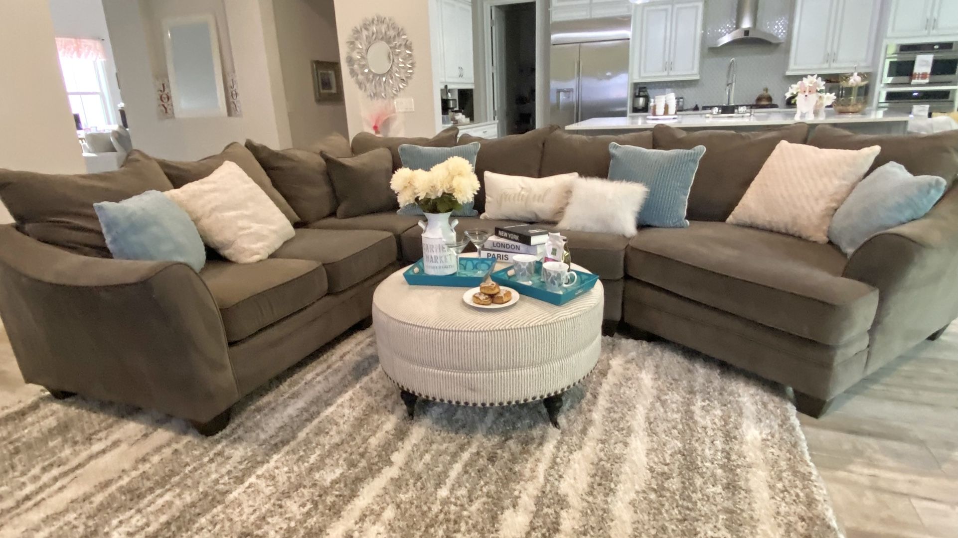 Beautiful Gray Sofa Sectional