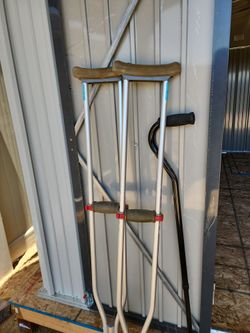 Crutches and Cane $10