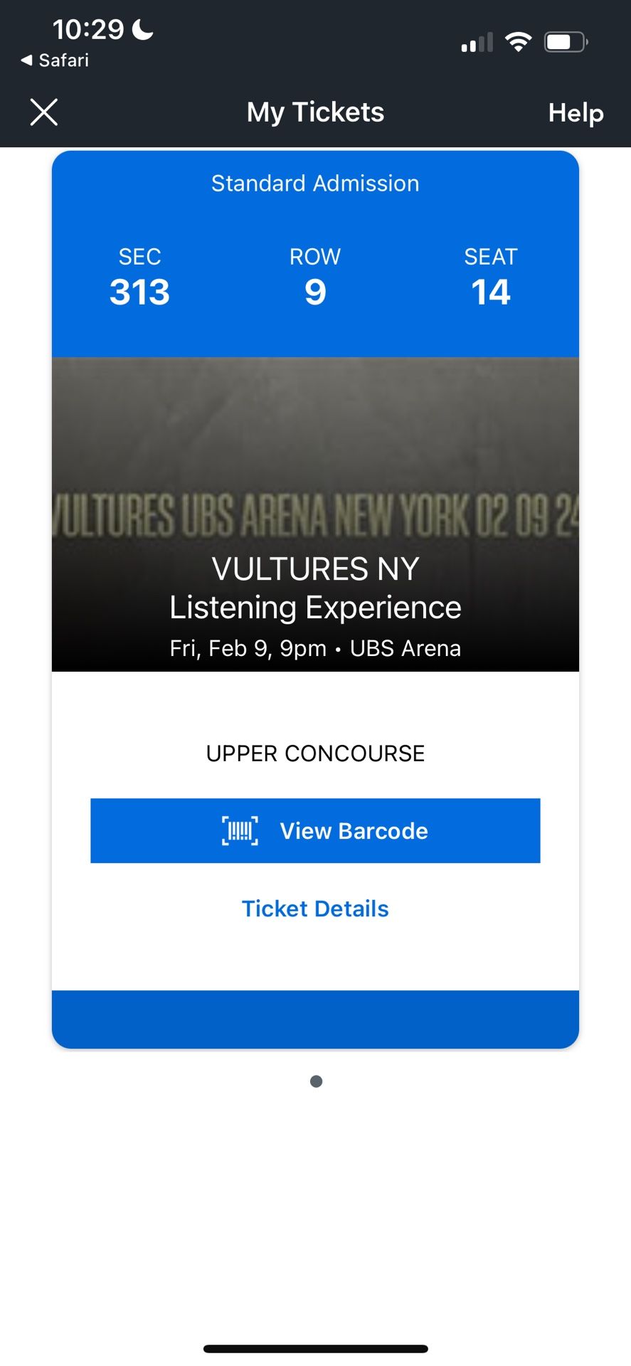 Vultures Listening Party Tickets