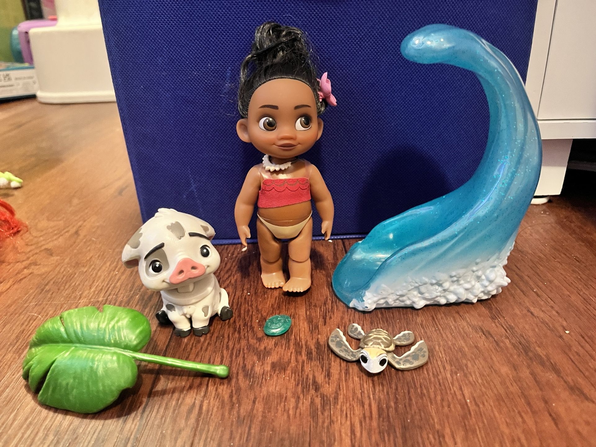 Disney toddler Moana doll with accessories