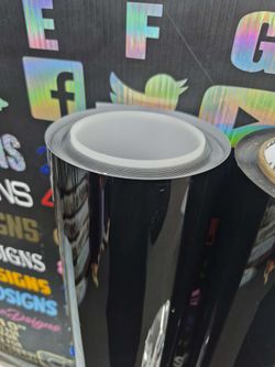 Gloss black Ppf vinyl wrap by yard