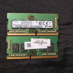2x8GB Samsung PC4 21300 SODIMM Memory 2666MHz