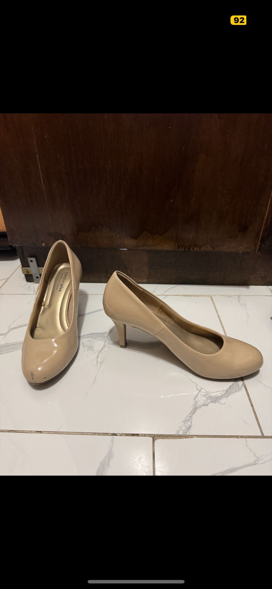 Title: Comfort Plus by Predictions Nude Pumps - Size 8 Description: These elegant nude pumps from Comfort Plus by Predictions are perfect for both f