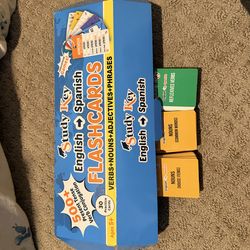 Spanish Flashcards and Workbook