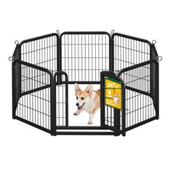 Dog Play Pen - 8pc (2’Tall X 2’ Wide)
