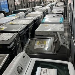 {New & Warranty Included}‼️ Samsung SCRATCH & DENT Washer Machine & Dryer Sets