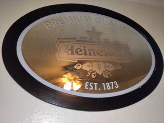 Heineken mirror/sign $80 OBO
