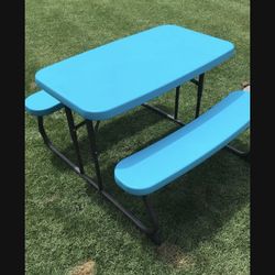 Kids Portable Picnic Table 