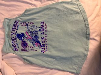 Fresh Laundry Good Vibes Aqua Tank Top