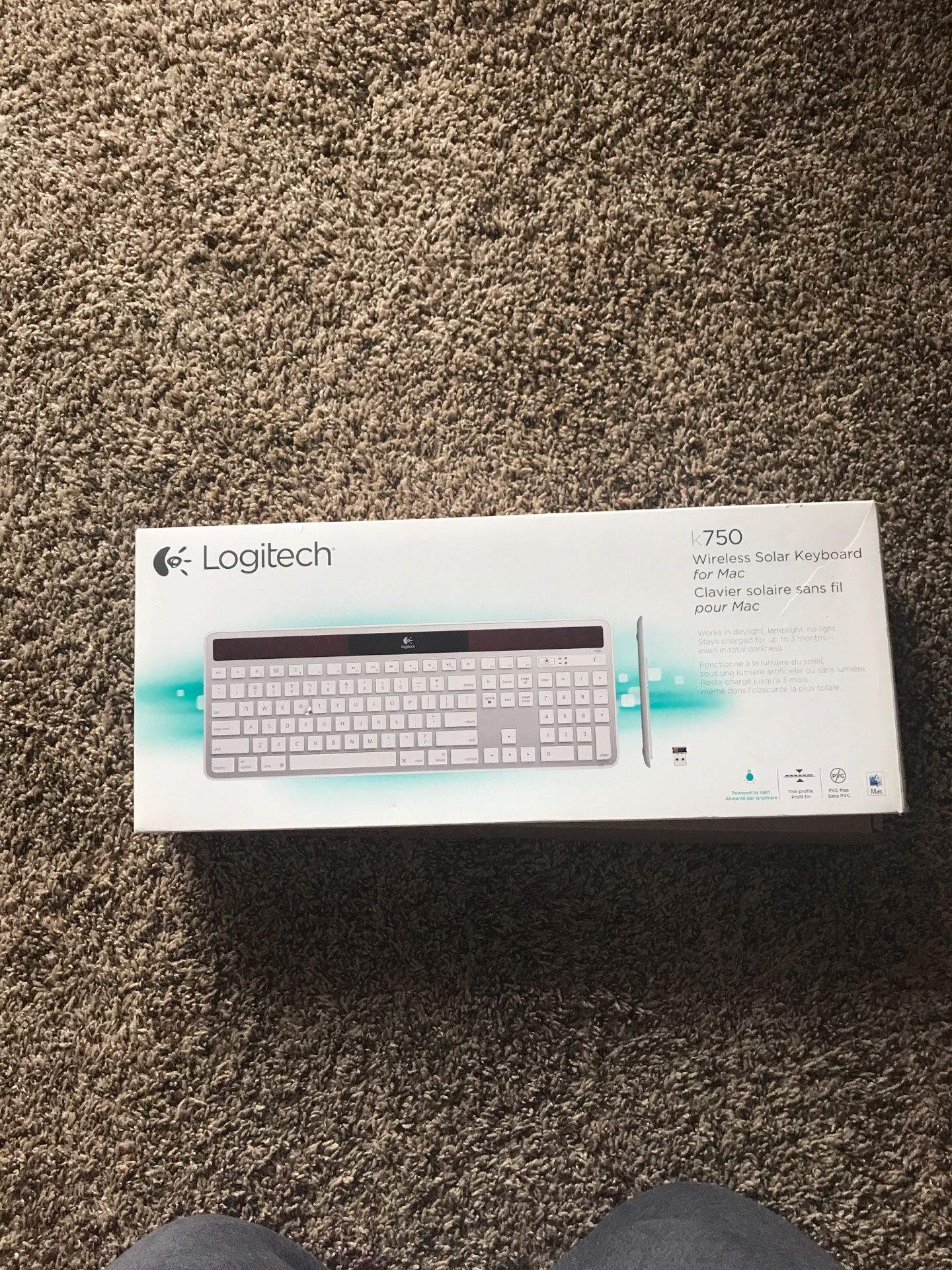 Logitech K750 wireless Solar Keyboard