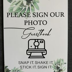 Wedding Guestbook Sign Hardback 11.7 x 16.5 inches