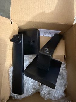 Door knob Modern Flat black