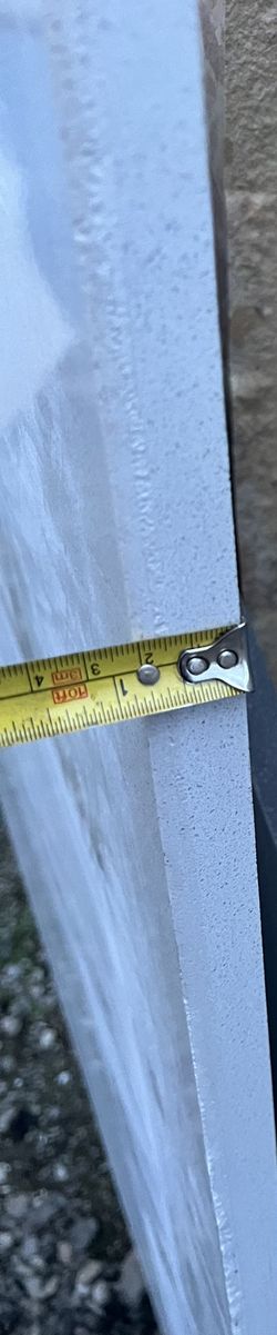 New Marble Counter White 2 Big Pieces 