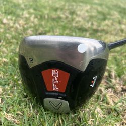 Callaway FT-5 Neutral Driver 10° - Fujikura E Fit-On 150 Stiff - EXCELLENT  Condition 