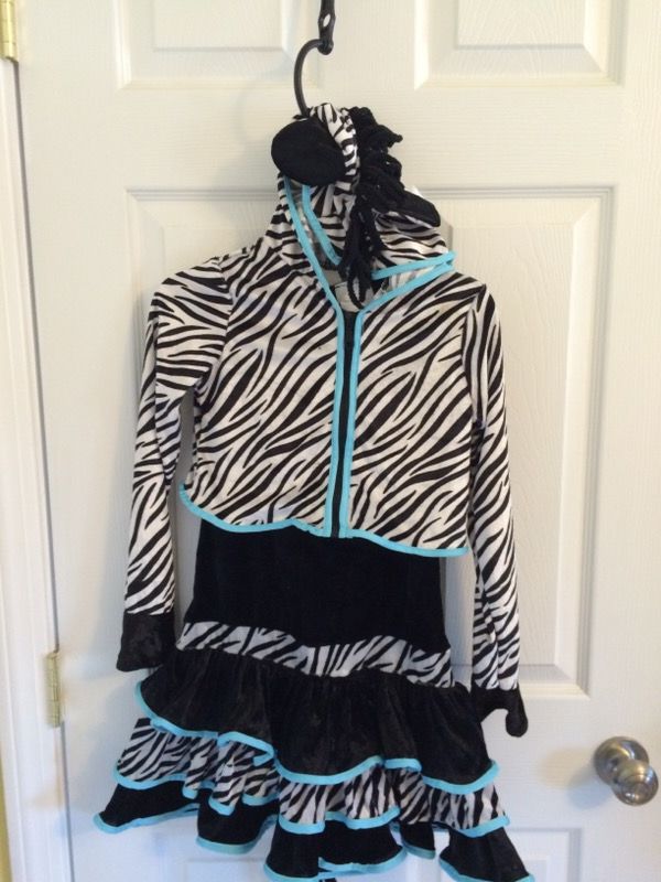 Toy R Us Zebra Hoodie Costume