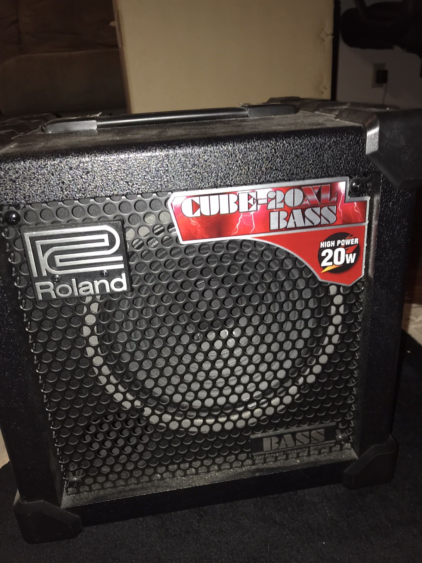 Roland cube Bass Amp 20XL + Foot Switch 