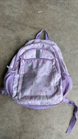 Purple kids backpack