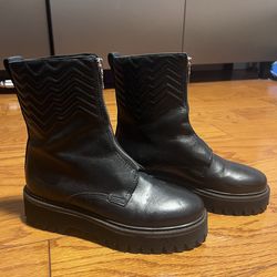 Maje Leather Combat Boots - size EU 38 (7.5-8)