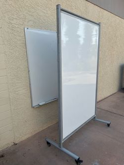White board on wheels