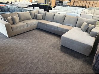 Extra large taupe sectional