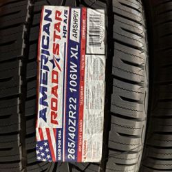265/40/22 Brand New Set Of Tires 