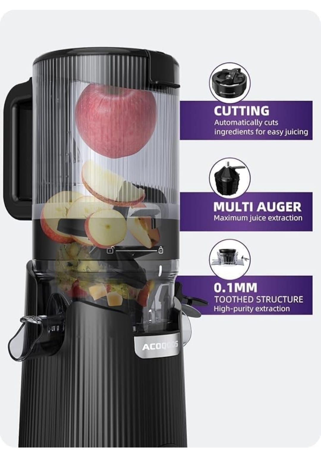 ACOQOOS Juicer Machines + Mystery Gift π