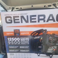 Generac 12500/9500W Tri Fuel Generator