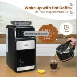 Gevi 10 Cup Drip coffee maker with built in burgrinder